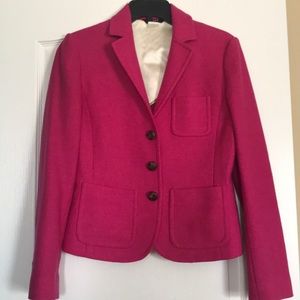 Jcrew pink wool blazer